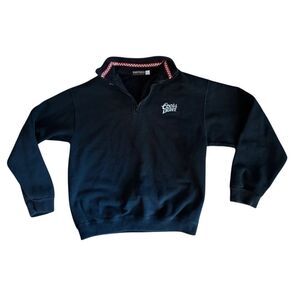 Vantage Coors Light Women's Navy Blue 1/4 Zip Crewneck Size Small